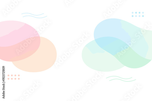 Abstract pastel gradient overlay. Gentle color transitions forming organic shapes that float softly across the background. Calm, elegant
