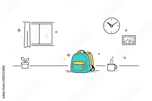 Empty rooms with presence. Wide composition of a mostly empty interior with a single object anchoring the space. Minimal editorial scene