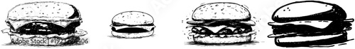Hand Drawn Burger: A Classic American Icon