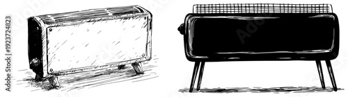 Red Radiator of Warmth and Comfort