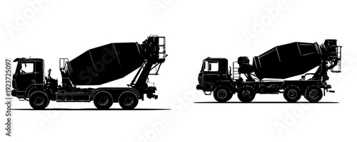 Monochrome Mover: Cement Truck Power