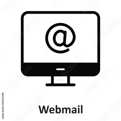  Webmail  Vector icon which can easily modify or edit
