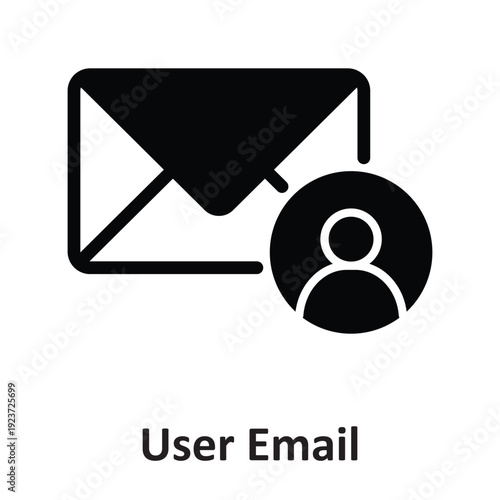 User Email Vector icon which can easily modify or edit