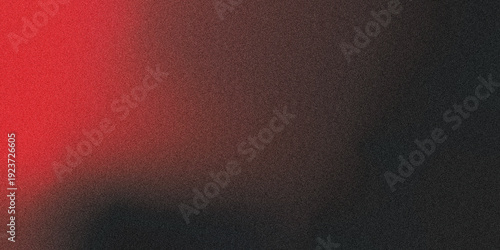 Bild auf Leinwand Glowing red and black color gradient shapes layered over a grainy dark backdrop, perfect for header, banner, or poster artwork