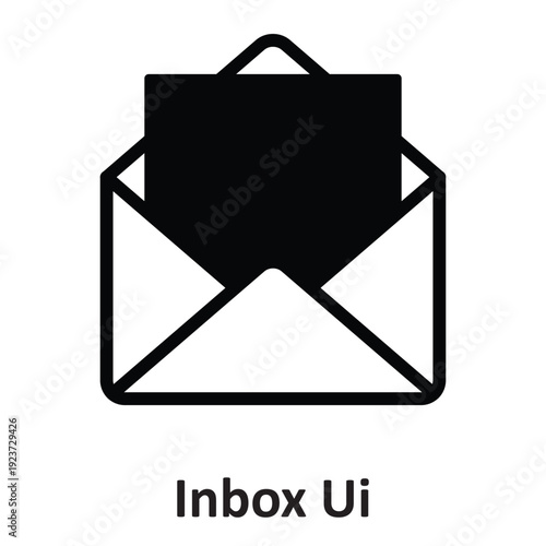 Inbox UI Vector icon which can easily modify or edit