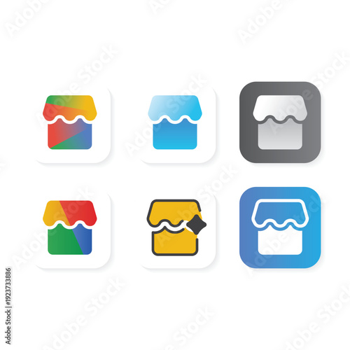 Modern shopping app logo symbolizing convenience, commerce, and digital purchasing