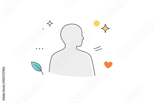 Human shadows on surfaces. Soft silhouette of a person?s shadow cast on a wall by natural light. Quiet, abstract presence suggesting someone