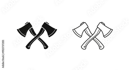 Labor day axes crossing symbol design vector illustration Vector