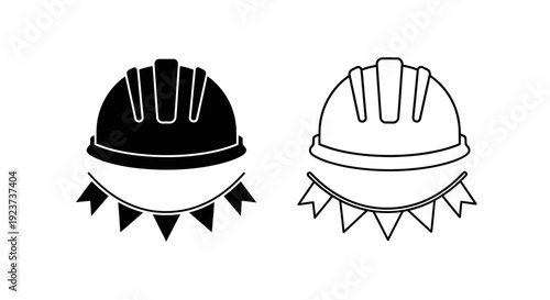 Labor day celebration: patriotic hat designs for summer holidays Vector