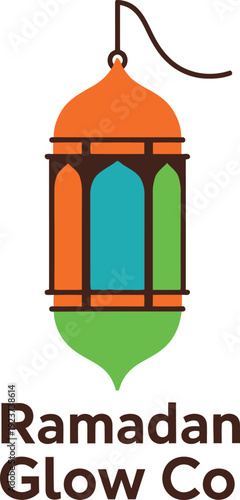 A peaceful minimalist graphic design celebrating the Ramadan fasting tradition  vector illustration