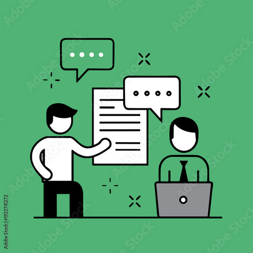 Collaborative Document Review: Business Professionals Analyzing and Discussing a Report with Feedback in a Corporate Setting
