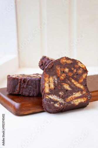 homemade chocolate cake