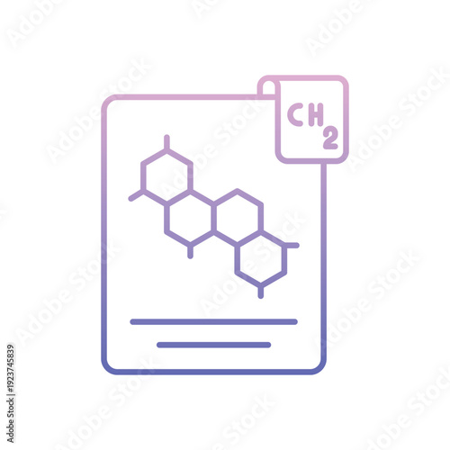 Chemistry Assignment vector icon