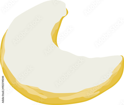 Smear of Yellow Cosmetic Cream.