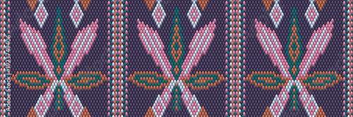  Ethnic, folk, geometric, mosaic ornament, pattern  seamless for fabrics, interiors, ceramics and furniture in the Arabian style.