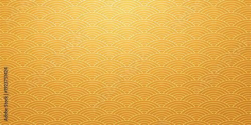 Antique seamless gold damask ornament pattern with vintage floral texture for elegant vector wallpaper and decorative textile backdrop