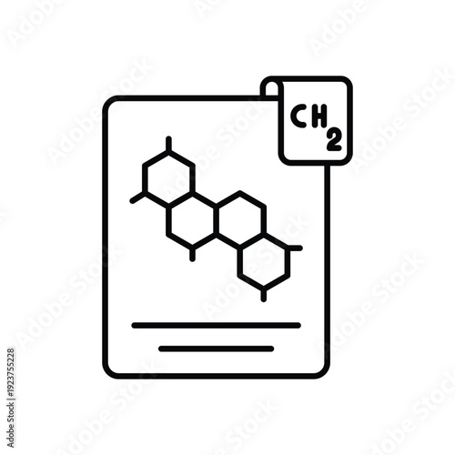 Chemistry Assignment vector icon