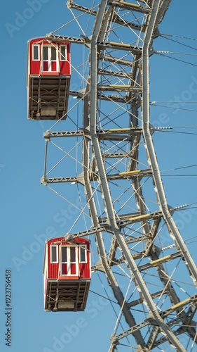 Vienna Prater the Giant Wheel Riesenrad