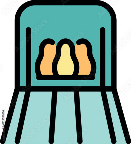 Bio fireplace warming a modern living room, using bio ethanol as an ecological fuel