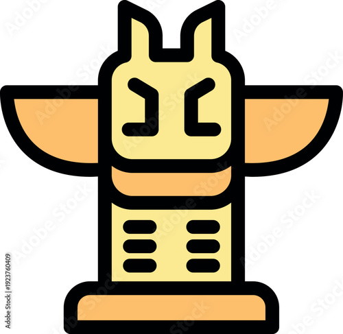 Horus falcon god statue representing ancient egyptian civilization and mythology