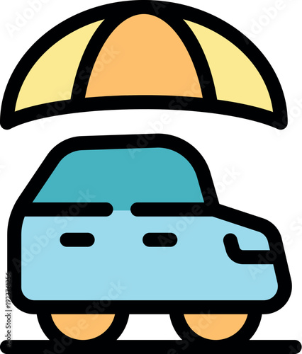 Comprehensive car insurance policy protecting a vehicle, providing safety and financial security on the road