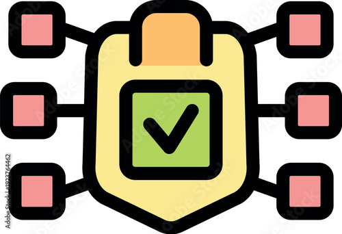 Blockchain technology ensuring data integrity with distributed ledger and cryptographic validation