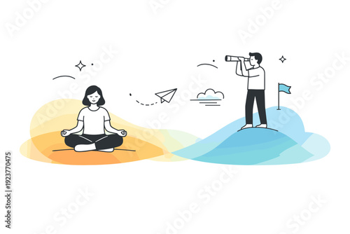 Ambient gradient fields. Soft abstract color fields gently flowing into each other, creating a calm atmospheric mood. Scene feels quiet, spacious,