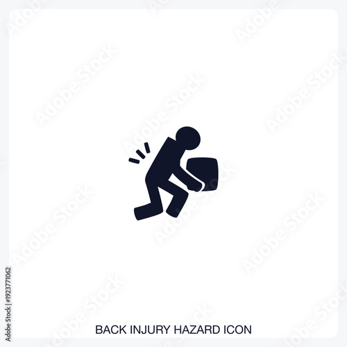 Back Injury Hazard Icon