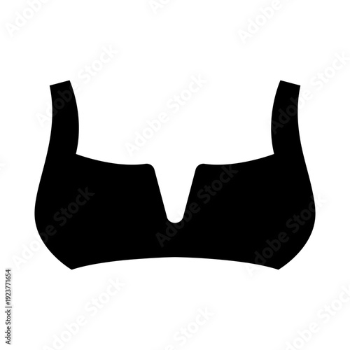 Brassiere icon vector. Underwear  Illustration sign. Swimsuit symbol. Bra logo.