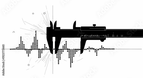 Precision measurement of sound waves and data visualization