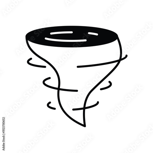 Tornado  vector icon