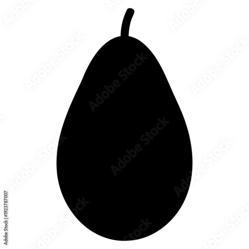 pear on white background