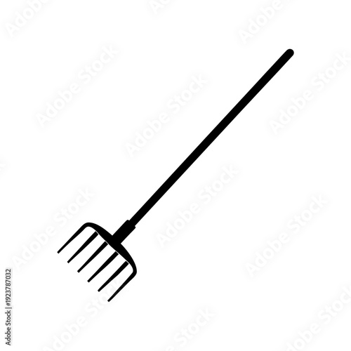 garden spade isolated on white