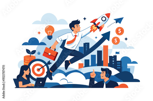 Narrative composition. Single scene layered with foreground, midground, and background