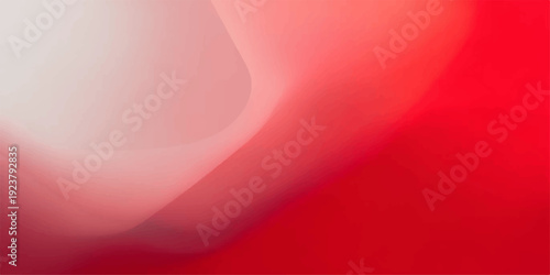 Smooth abstract red and pink background with flowing satin waves and soft silk texture featuring a wavy heart pattern design on a light vector wallpaper backdrop