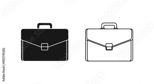 Labor day attache cases and briefcases set Vector