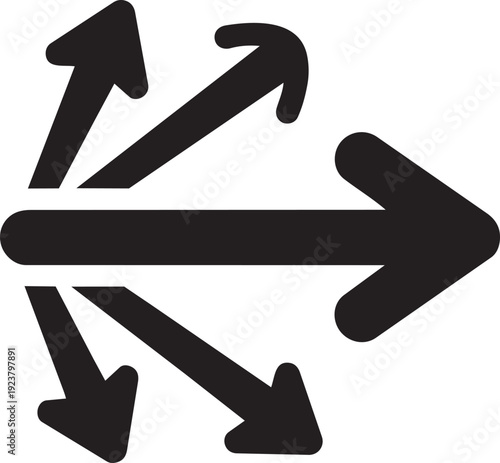 Minimalist icon representing a vector file format