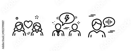 Icons of communication: social interaction, conflict resolution, dialogue