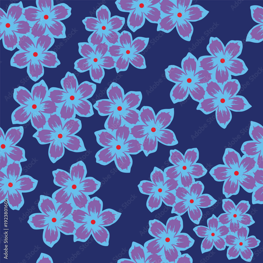 Fototapeta premium seamless floral pattern