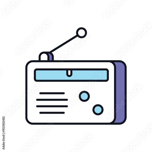 Radio  vector icon