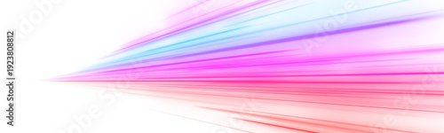 Red, blue and purple light streaks streak diagonally across a dark background, simulating motion blur and fast energy transfer. Great for digital art. PNG