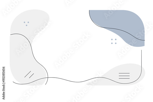 Cool neutral abstract background. Pale gray and muted blue-gray forms creating a calm and professional atmosphere. Clean backdrop for corporate or editorial