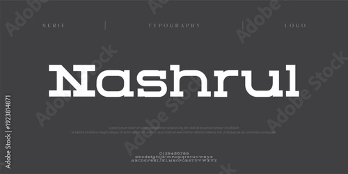 Nashrul, Creative digital abstract sport modern alphabet fonts. Typography technology electronic sport digital game music future creative font. vector illustration
