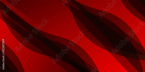 Abstract Red Wave Background With Dynamic Flowing Gradient For Modern Design And Energy eps 10