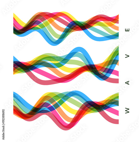 A sound wave or audio signal. An equalizer scale for recording or playback. Vector for brochure, banner, cover, postcard, flyer or presentation.
