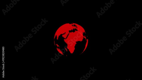 World, Earth clouds planet. Animation of spinning planet Earth on white background. HD,  Elements of this image furnished by NASA icon animation video