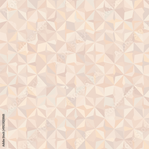 Abstract geometric pattern background featuring a repeating star-like shape in neutral tones., seamless pattern, Stock royalty image.