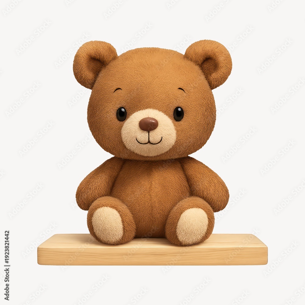 Obraz premium Cute plush teddy bear toy