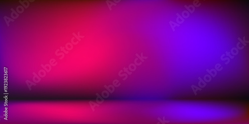 Neon red versus blue game background. Vibrant violet empty glowing battle room bg. Political battle backdrop. Interface design digital arena presentation. Red vs blue sports competition display