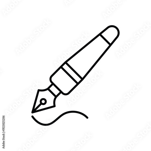Fountain Pen vector icon